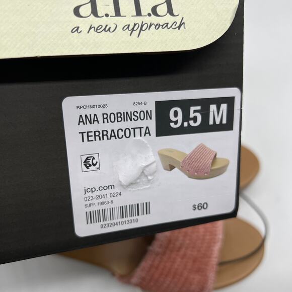 a.n.a Womens Robinson Heeled Sandals Terracotta Pink Size 9.5M - Picture 12 of 13